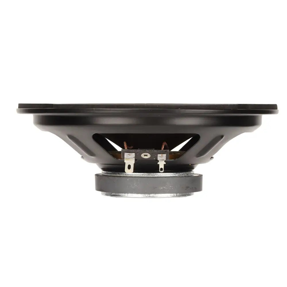 Black 6.5-inch coaxial car loudspeaker 600w with matte finish and silver voice coil for car sound systems