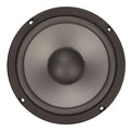 Black 6in car loudspeaker 600w with matte finish and concentric rings for coaxial car sound systems use