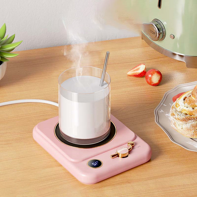 Milk Heating Insulation Base Desktop Digital Display Warming Pad - Royalessencelux