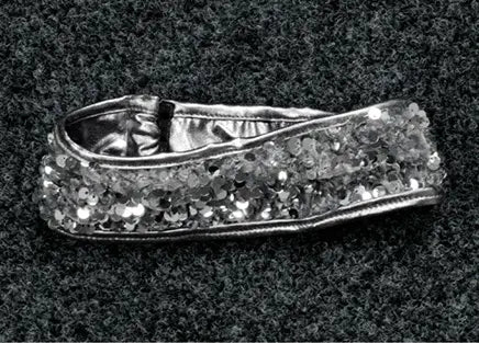 Silver sequined money clip with a sleek metallic finish and sparkling embellishments for bar costumes sequined accessories.