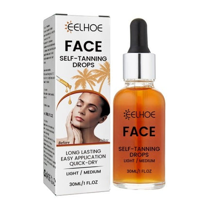 EELHOE Facial Tanning Essence For Achieving A Natural And Stylish Wheat Color Or Bronzed Skin Tone, Providing Hydration And Enhancing The Beauty Of The Skin Without The Need For Sunbathing - Royalessencelux