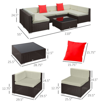 Pieces Patio Furniture Set