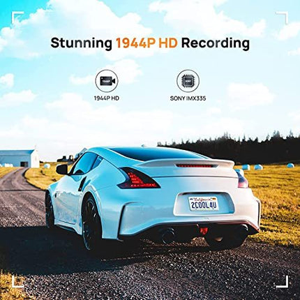 70mai A500s 1944P Dash Cam A800S Built-in GPS ADAS 140FOV 70mai Car Camera - Royalessencelux