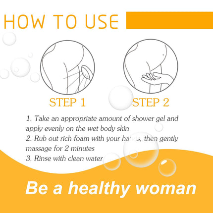 EELHOE Women's Shower Gel Body Cleansing Skin Refreshing Oil Control Moisturizing Long Lasting Fragrance Shower Gel - Royalessencelux