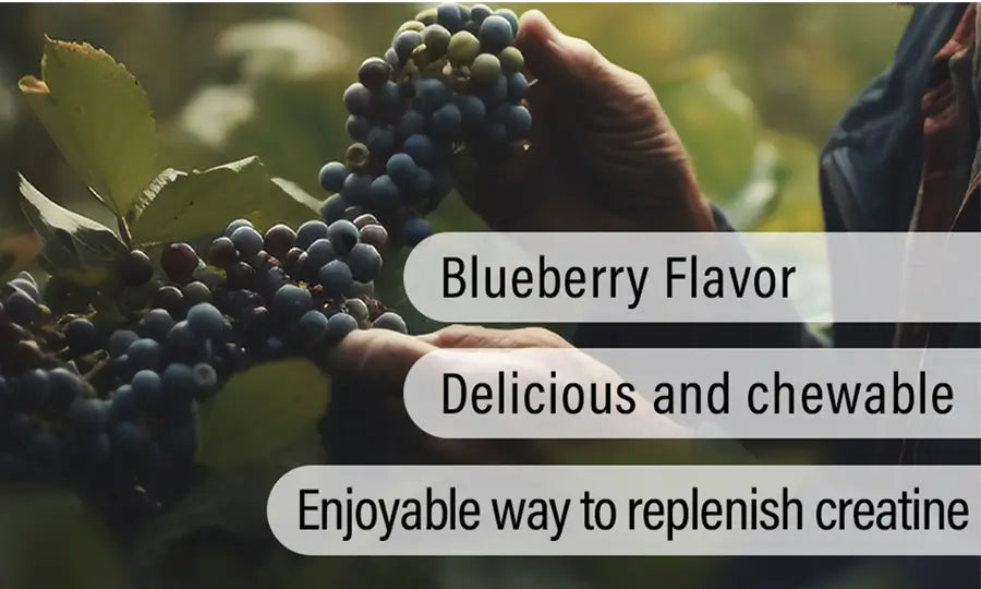 a hand gently holding a cluster of dark blue plump grapes representing blueberry creatine monohydrate gummies ideal for creatine gummies users interested in luxury womens fashion and plus size dresses bikinis.