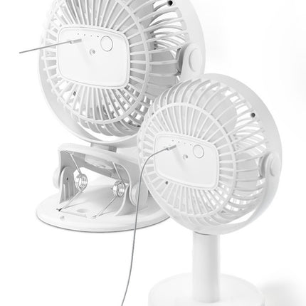 Portable Mini Desktop Fan Silent High Wind Power Cordless Rechargeable Fan Cooler Small Fan For Students Office Gifts - Royalessencelux