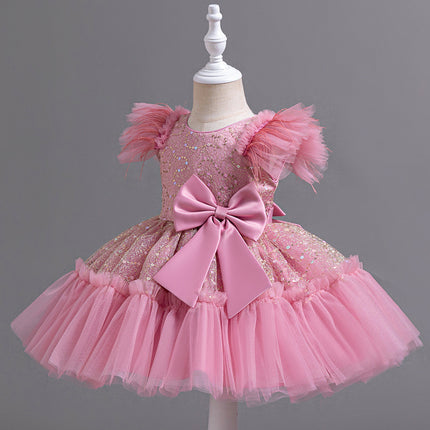 Flower Children's Clothing Children's Wedding Dress Tulle Skirt Summer - Royalessencelux