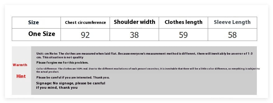 One-size-fits-all women’s flower chiffon gauzy shirt in cotton with a chest circumference of 92 cm shoulder width of 38 cm clothes length of 59 cm and sleeve length of 58 cm.