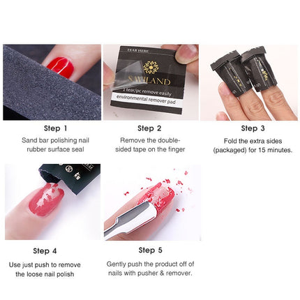 Nail Polish Remover Wraps - Royalessencelux