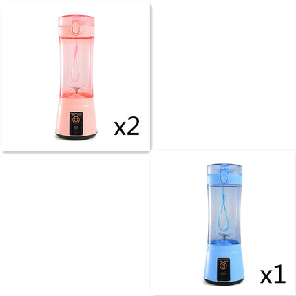 Portable Electric Fruit Juicer Wireless USB Rechargeable Mini Mixer Multifunction Summer Smoothie Blender Machine Kitchen Supplies - Royalessencelux