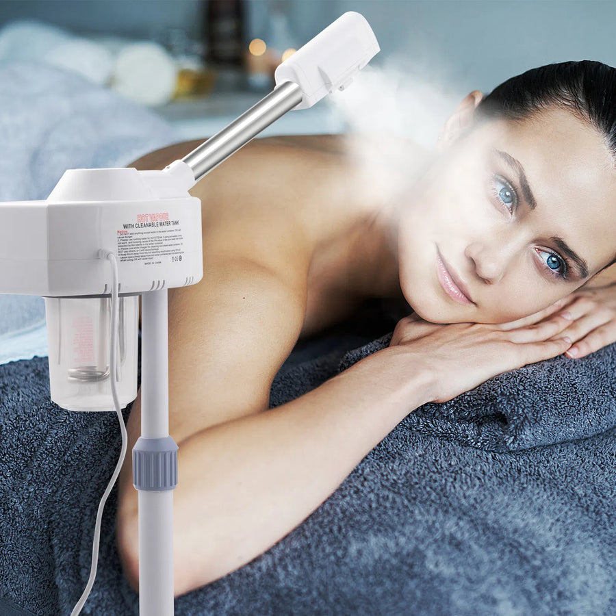 Professional Touch Screen Ozone Facial Steamer - Adjustable Salon Spa Face Steamer on Wheels
