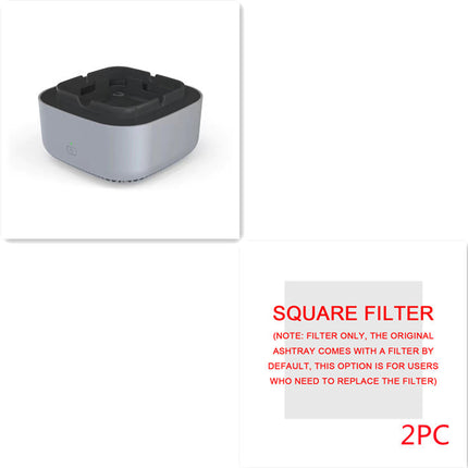 Smoke Removal Air Purification Ashtray Anion Purification Practical Automatic Purifier Ashtray Portable Gadgets For Car Ashtray - Royalessencelux
