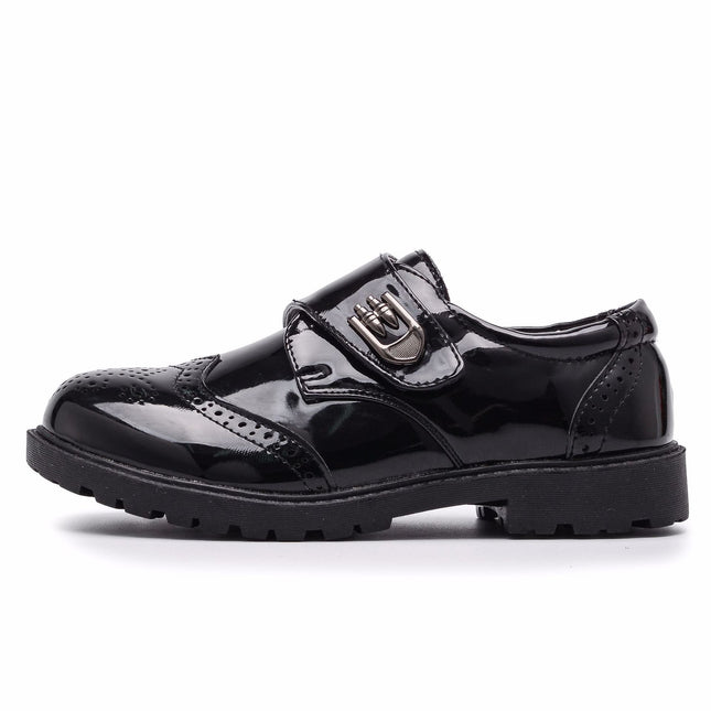 Boys' Leather Shoes, Children's Shoes, British Casual Single Shoes, Student Performance Shoes - Royalessencelux