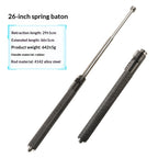Automatic spring-loaded extendable alloy steel baton – automatic model