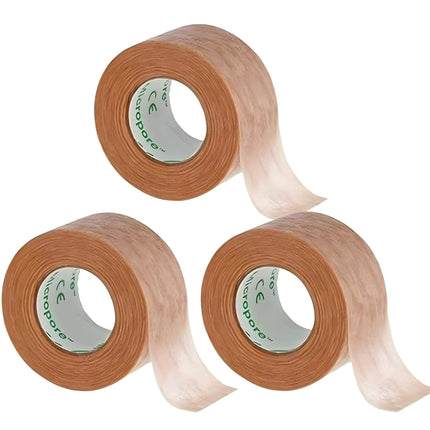 BB Micropore Tape - Tan 1" Wide -3 Count -Health & Beauty- BEGİE - Royalessencelux