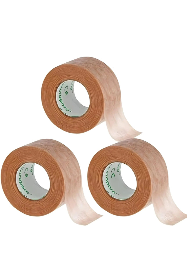 BB Micropore Tape - Tan 1" Wide -3 Count -Health & Beauty- BEGİE - Royalessencelux