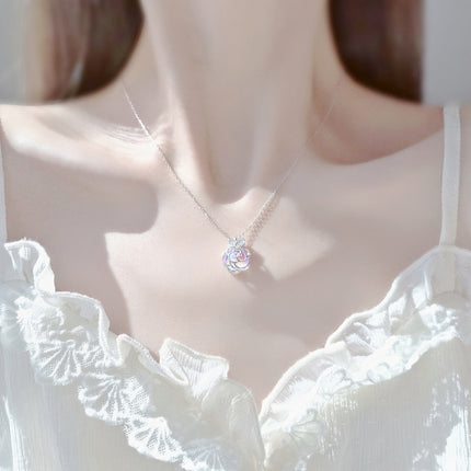 Camellia Advanced Design Sense Niche Gentle Flower Collarbone Necklace Bracelet - Royalessencelux