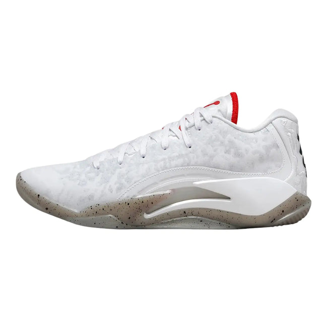 NIKE Jordan Zion 3 Mens Shoes (DR0675-106 White/University RED/Cement Grey) Size 8 - Royalessencelux