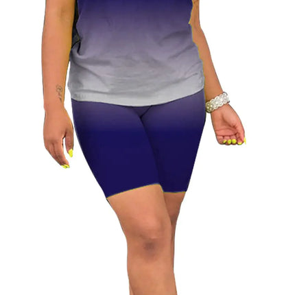 CHBAZH Jogger Sets for Women 2 Piece Summer Vacation Beach Workout Clothes Sweatsuit(BlueM) - Royalessencelux