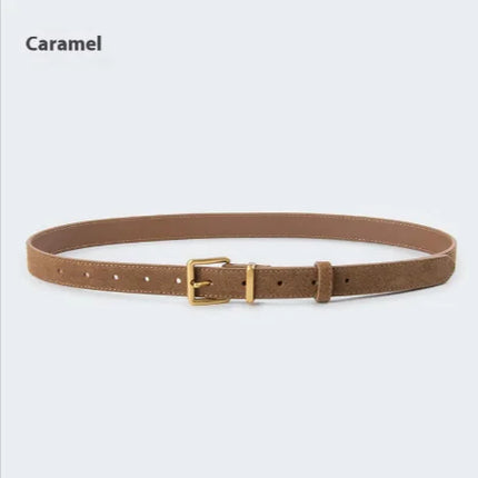 Women's Suede Leather Belt - Royalessencelux
