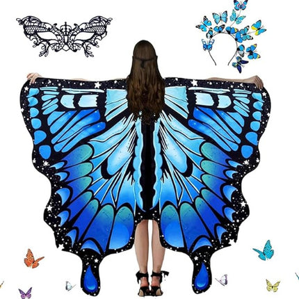 European And American Butterfly Talma Halloween Costume - Royalessencelux