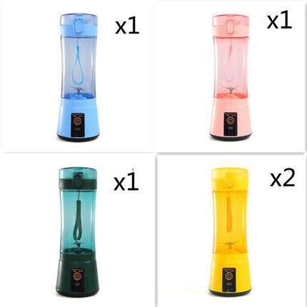 Portable Electric Fruit Juicer Wireless USB Rechargeable Mini Mixer Multifunction Summer Smoothie Blender Machine Kitchen Supplies - Royalessencelux