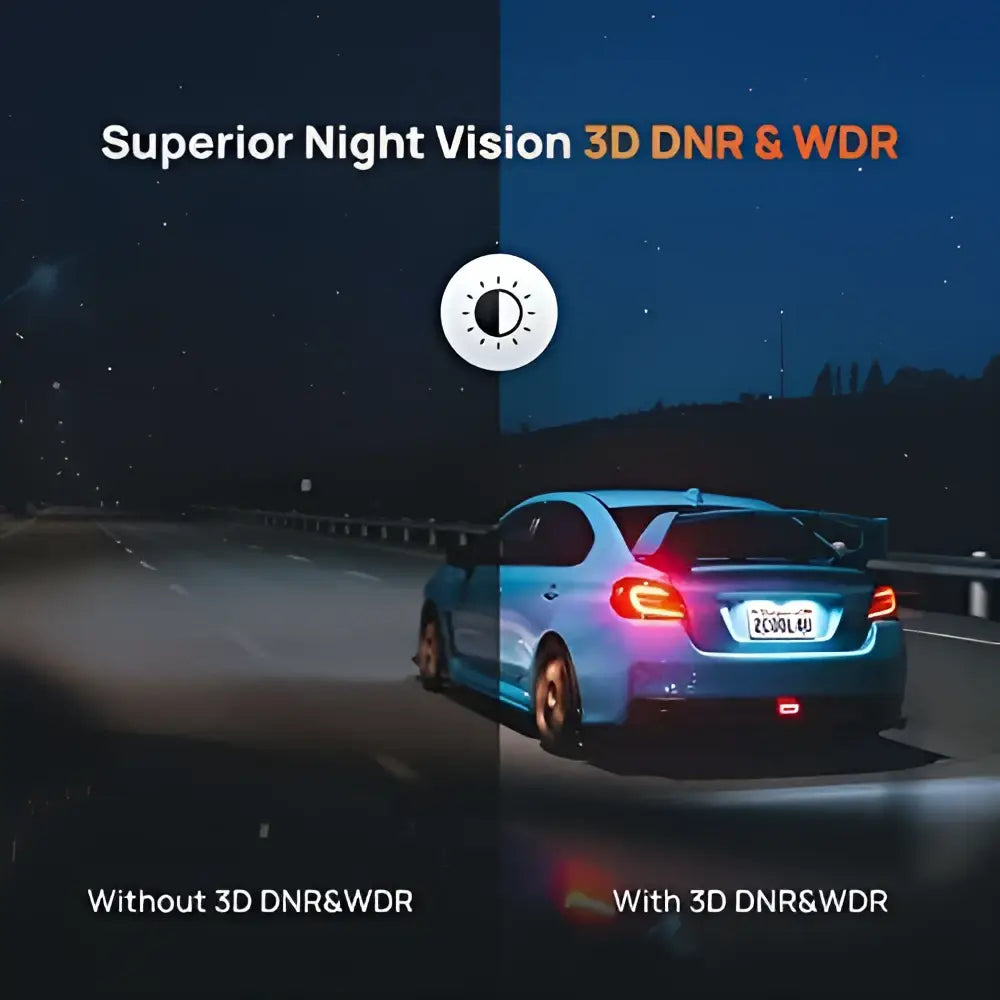 A sleek black 70mai a500s dash cam with built-in gps displaying a car navigation app on screen for cam pro plus+ use