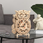 DIY wooden owl clock puzzle kit – view 4