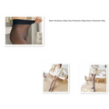 Adjustable maternity pantyhose tights in black sheer seamless design with smooth stretchy material for comfort