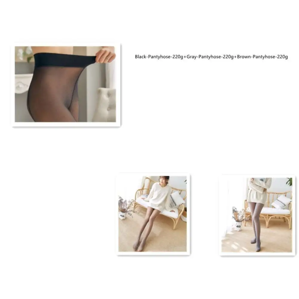 Adjustable maternity pantyhose tights in black sheer seamless design with smooth stretchy material for comfort