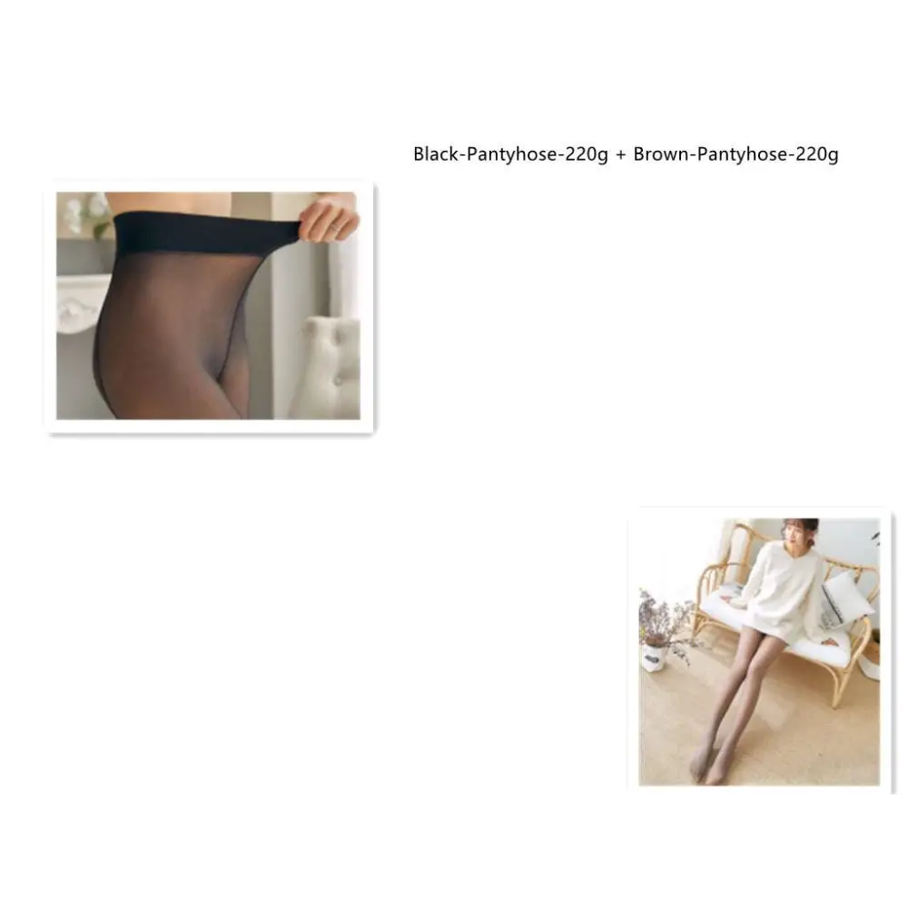 Black sheer adjustable maternity pantyhose with a solid black waistband designed for comfortable maternity leggings and support