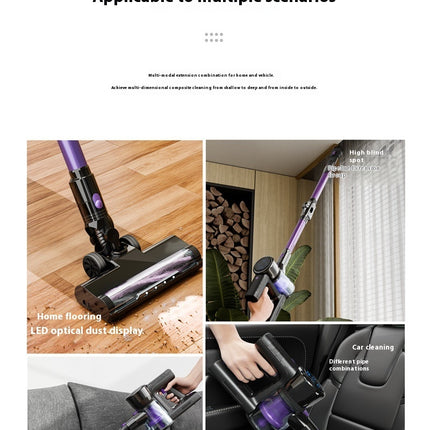 Brushless Large Suction Foldable Handheld Vacuum Cleaner Integrated - Royalessencelux