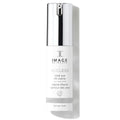 Silver and white skincare ageless total eye lift creme 15ml in a sleek cylindrical bottle with metallic pump dispenser
