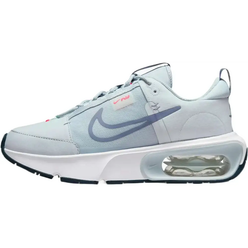 Light gray air max intrlk womens nike sneaker with translucent air unit and subtle pink accents size 7.5