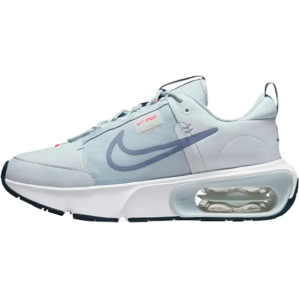 Light gray Air Max INTRLK womens Nike Air Max shoes size 7.5 with translucent air unit and subtle pink accents