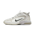 White nike air max penny dv0684 sneaker size 10 with textured upper and black swoosh