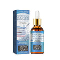 Jaysuing anti-aging facial firming serum in amber glass bottle with gold cap and white dropper beside blue packaging
