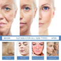 Anti-aging facial firming serum by jaysuing showing before and after results on oily dry sensitive and mixed skin types