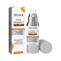 Silver and white eelhoe anti-aging whitening vitamin c care serum bottle with pump dispenser next to matching box