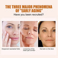 Image showing deepened nasolabial folds loosening lower jaw corridor and dull skin for anti-aging whitening vitamin c care solution 30ml