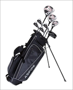 Aspire XD1 teenager golf set with black and white bag and silver black pink club heads for luxury women’s fashion use