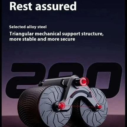 Automatic Rebound Abdominal Wheel - Royalessencelux