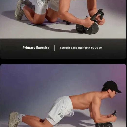 Automatic Rebound Abdominal Wheel - Royalessencelux