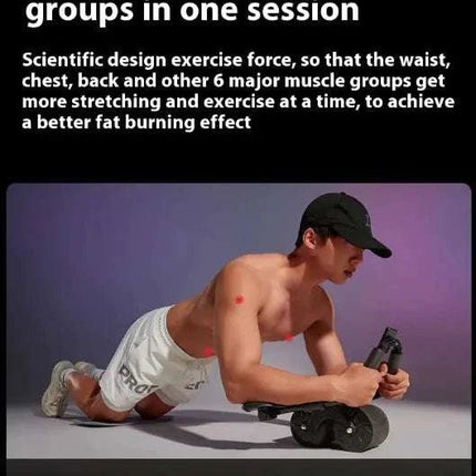 Automatic Rebound Abdominal Wheel - Royalessencelux