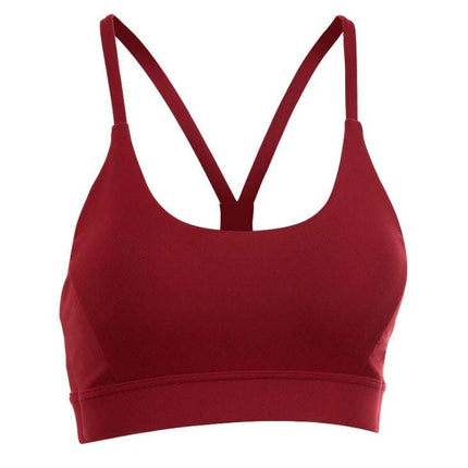 Back Mesh Triangle Push Up Sports Bra Top Fitness Racerback Bras Women Gym Sport Top Padded Yoga Bras Running Underwrar - Royalessencelux