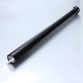 Black aluminum baseball bat powerbank with sleek cylindrical design and reflective metallic tip featuring led bulbs flashlight torch