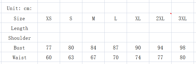 size chart in centimeters for the black moderator long sleeve annual party dress showing measurements from xs to 3xl.