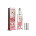 Jaysuing beauty ball essential oils breast firming massage in clear glass roller bottle with silver cap and pink packaging