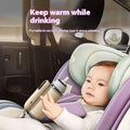 Beige electric baby bottle insulation cover with sleek design and 18w fast charge for car ride bottle insulation