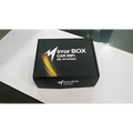 Black rectangular best seller car mirror link box with antenna featuring white branding and yellow-orange lightning bolt logo for screen mirroring